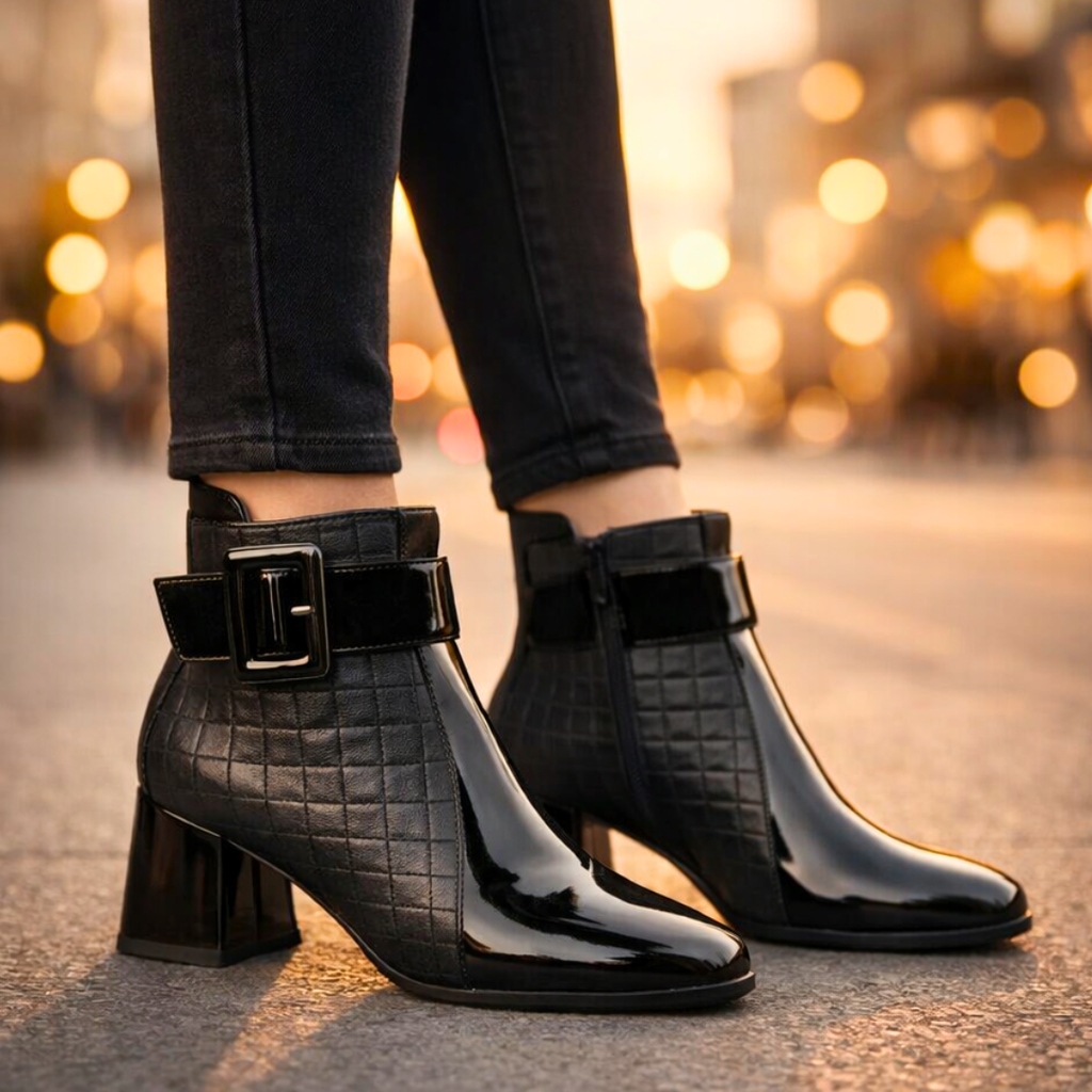 Michigan Leather Ankle Boots