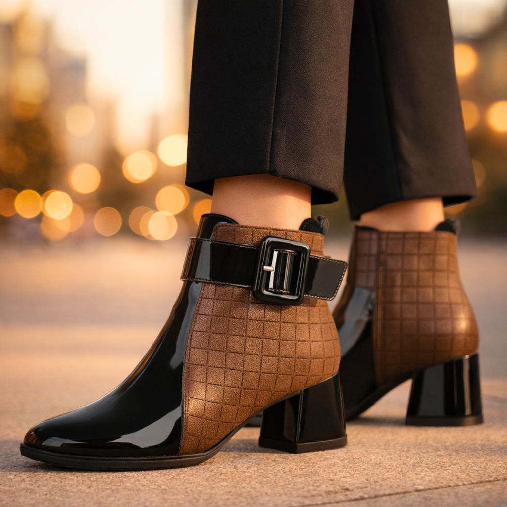 Michigan Leather Ankle Boots