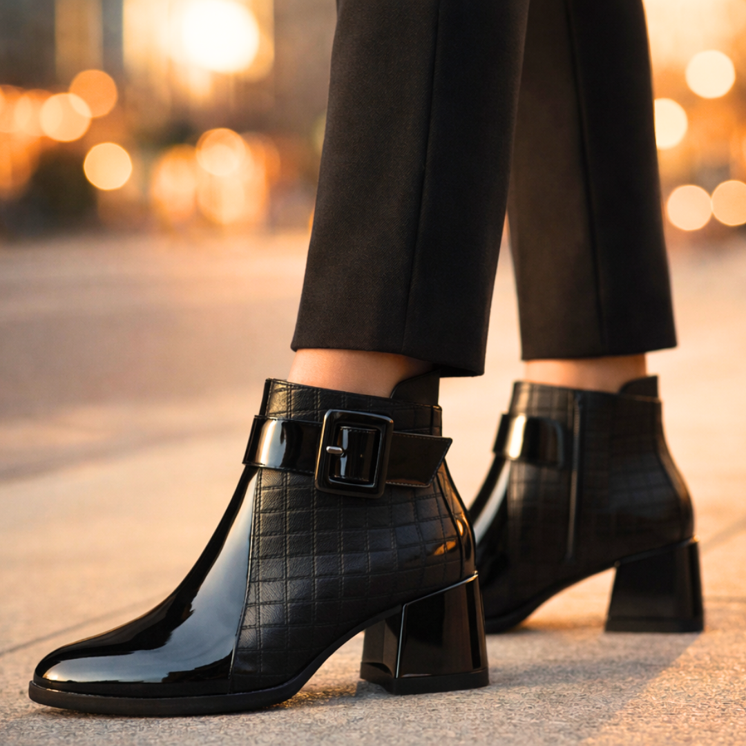 Michigan Leather Ankle Boots