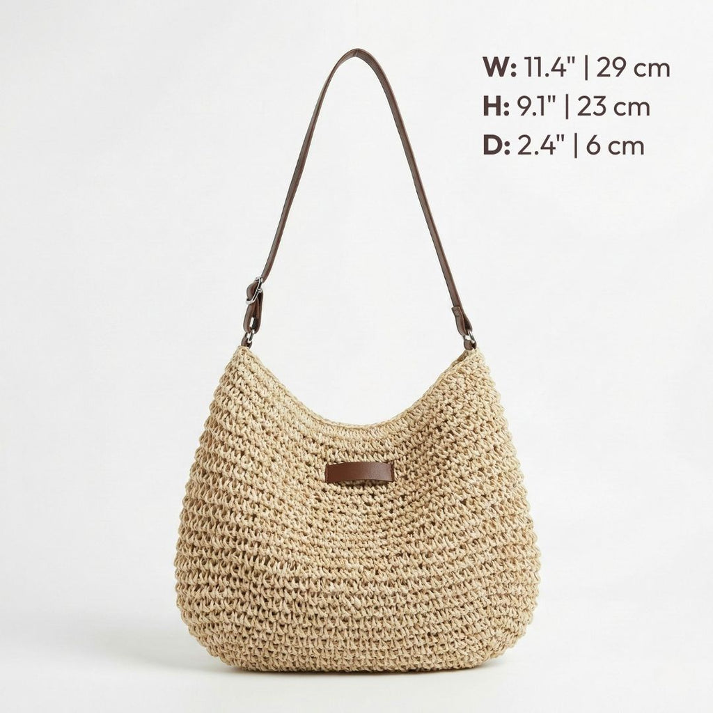 Sumba Woven Straw Sling Bag