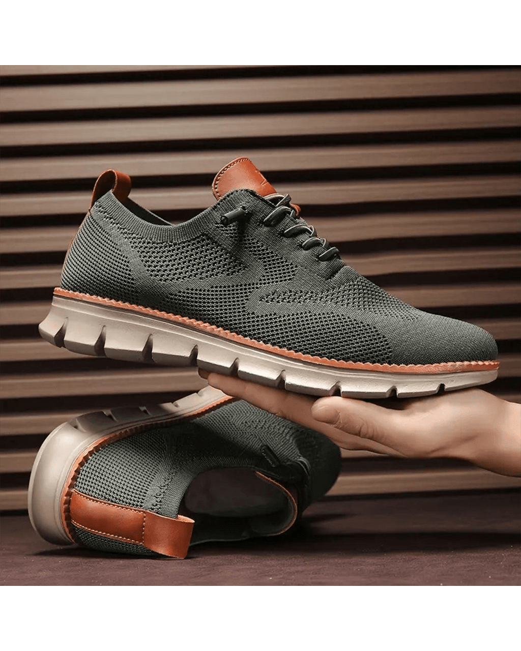 Crown Point Mesh Brogue Sneakers