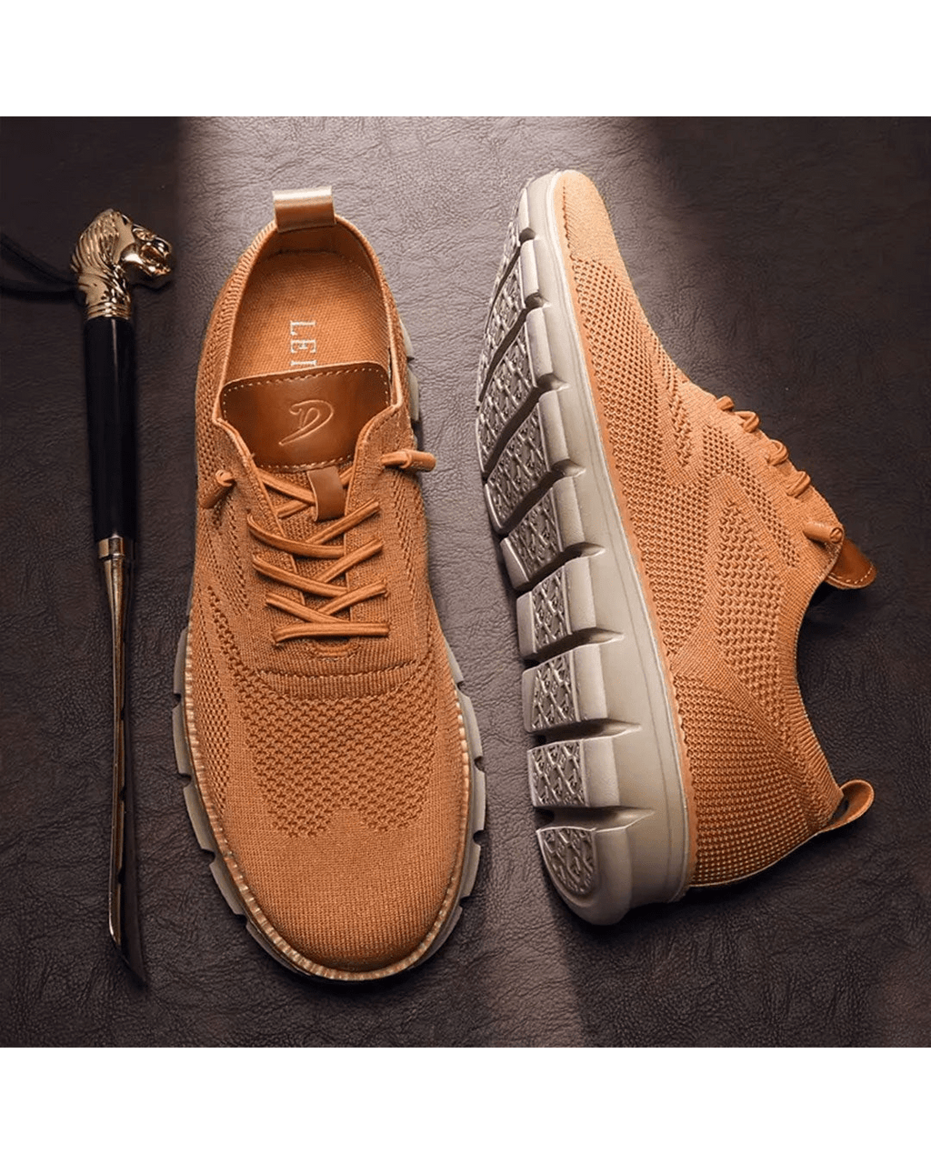 Crown Point Mesh Brogue Sneakers