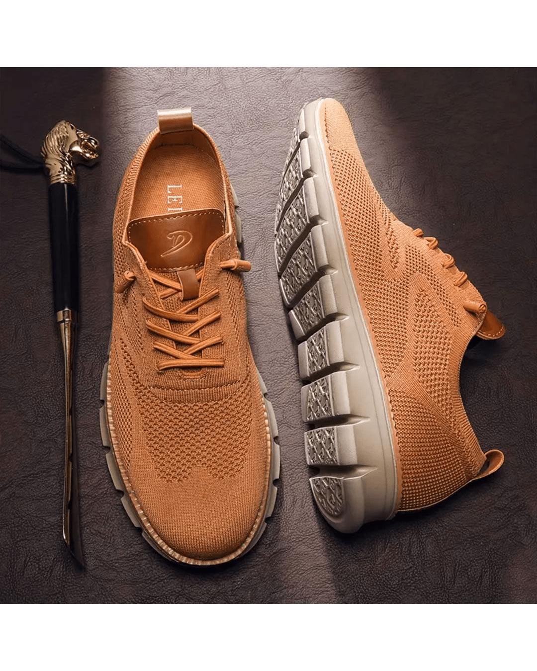 Crown Point Mesh Brogue Sneakers