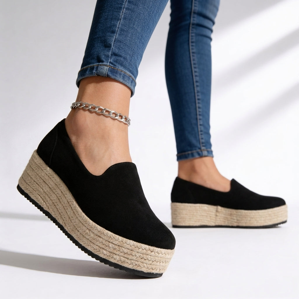 Tana Braided Platform Slip-On Shoes