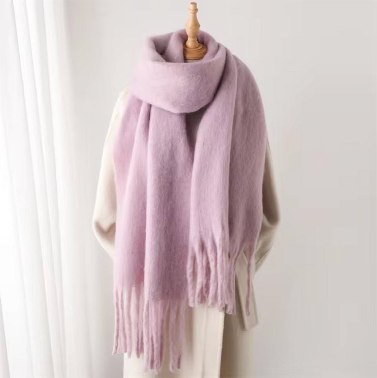 St. Moritz Tasselled Pashmina Scarf