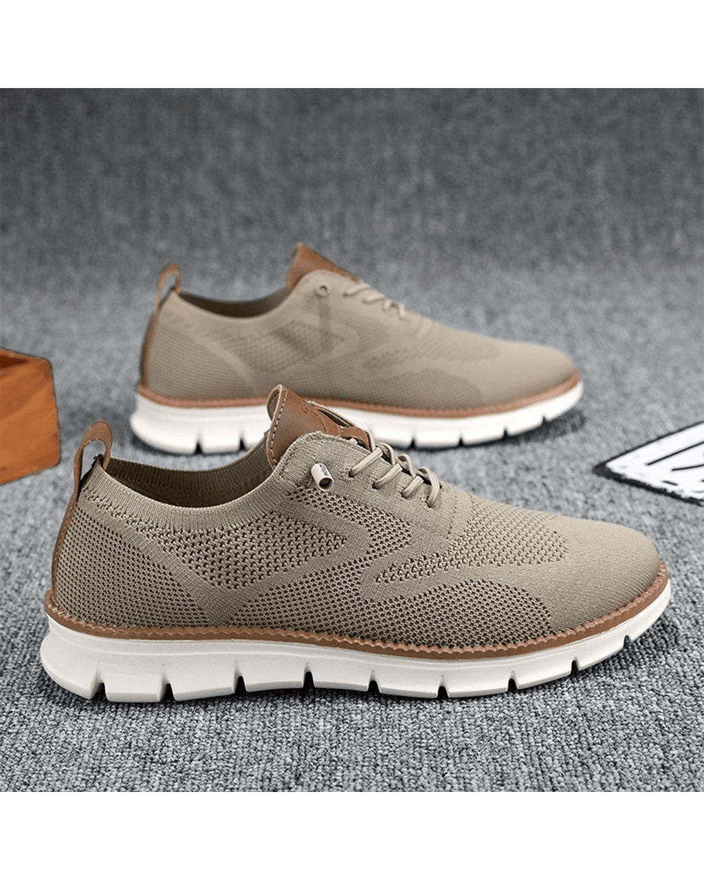 Crown Point Mesh Brogue Sneakers