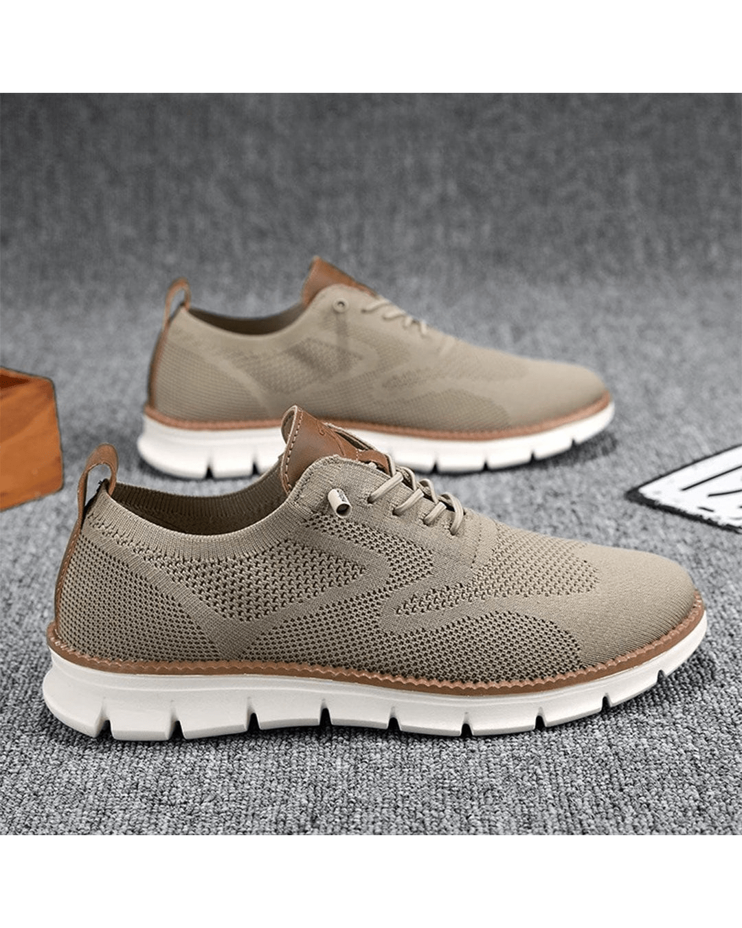 Crown Point Mesh Brogue Sneakers