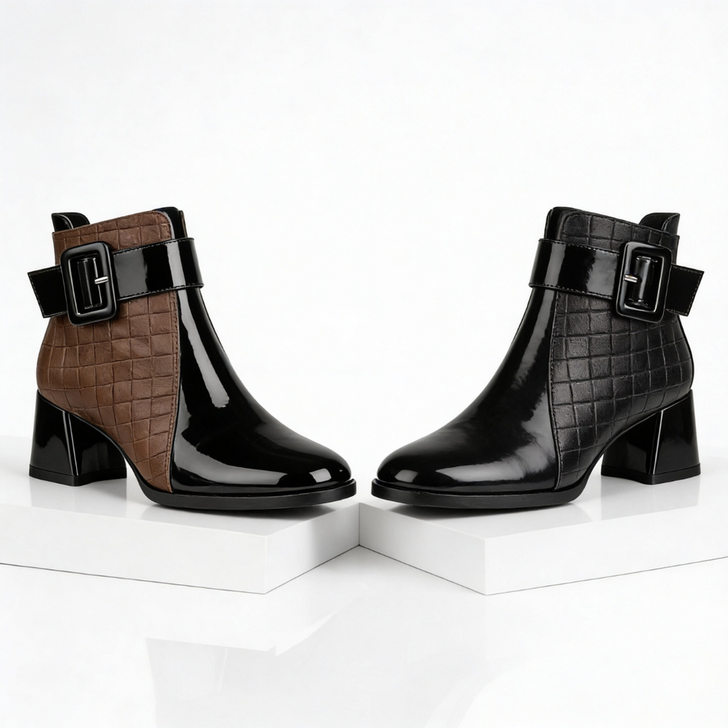 Michigan Leather Ankle Boots