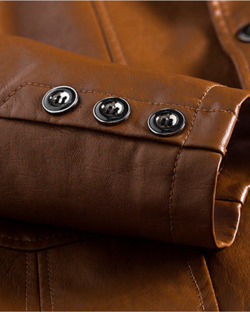 Fitz Roy Tailored Leather Blazer Jacket