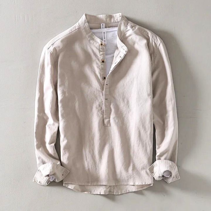 Mercer Band Collar Shirt