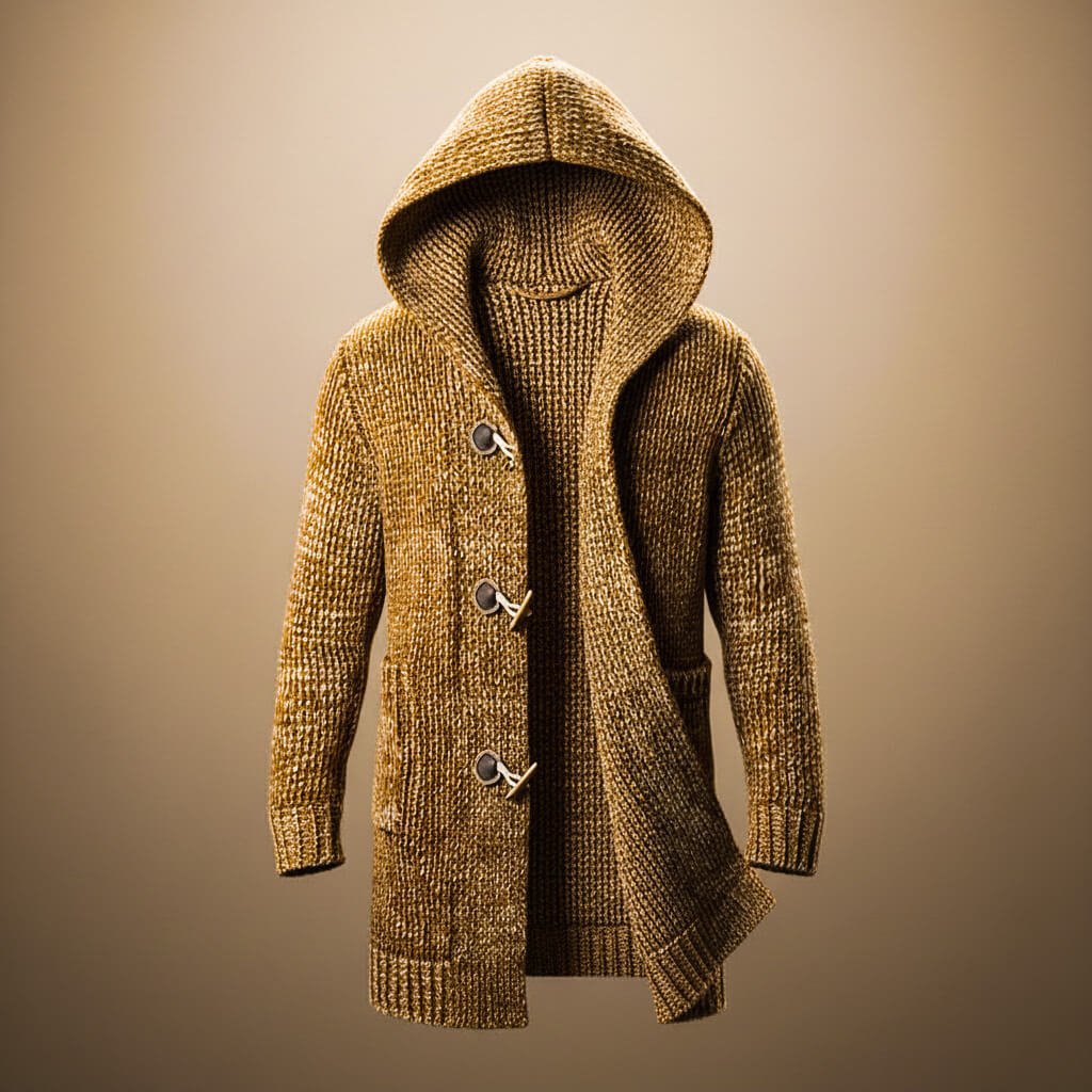 Beauly Wool Hooded Toggle Cardigan
