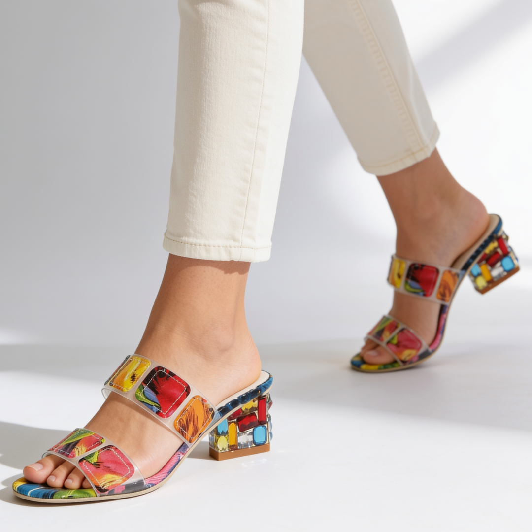 Constance Jewel Heel Sandals