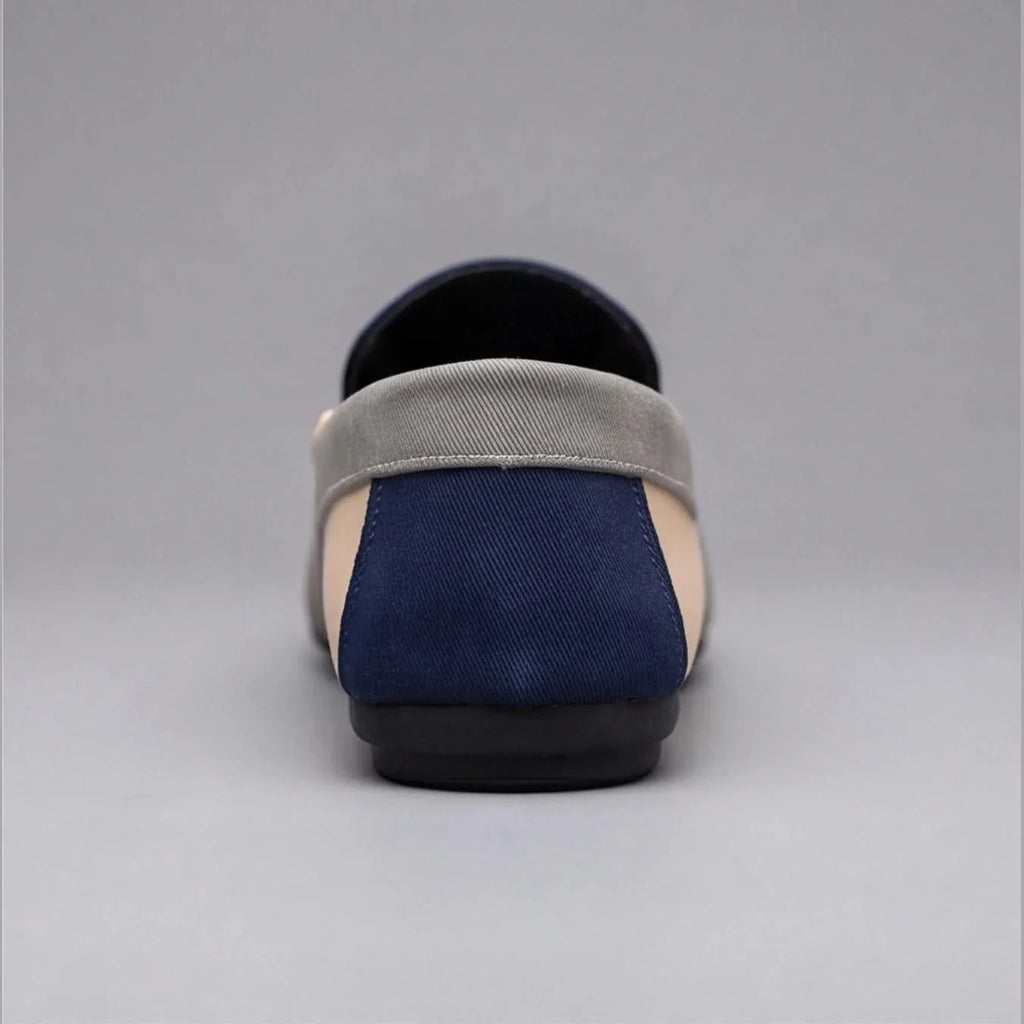 Valencia Patchwork Canvas Loafers