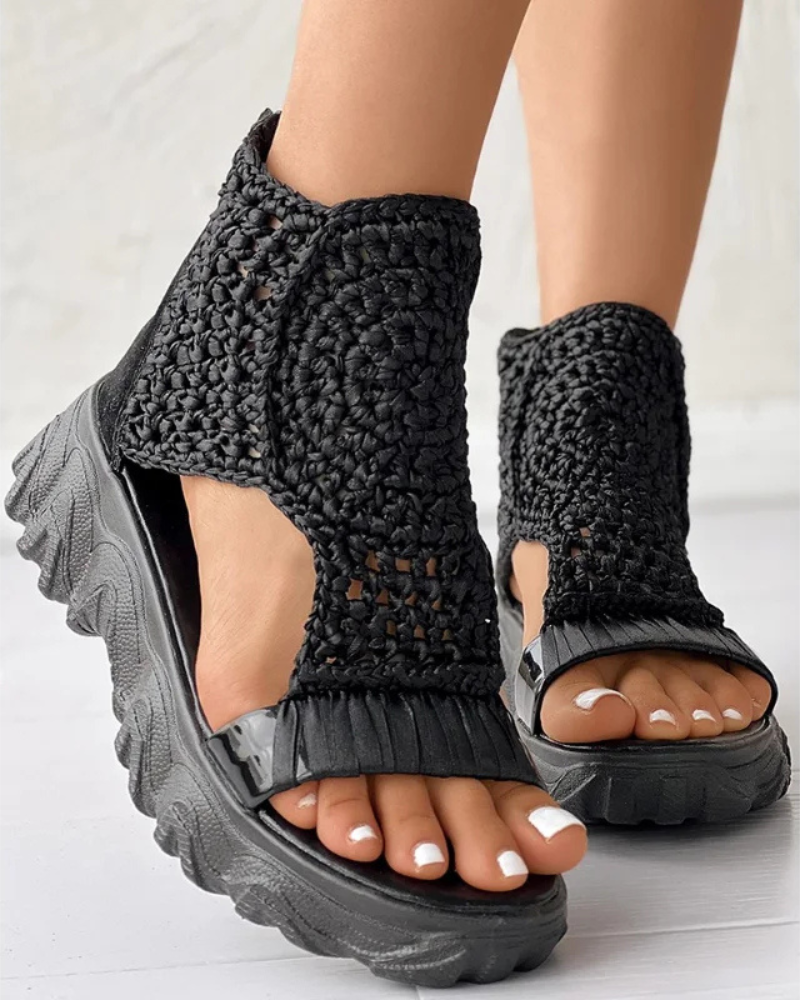 Williamsburg Braided Platform Sandals