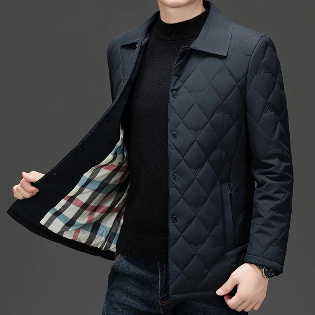 Tribeca Diamond-Quilted Jacket