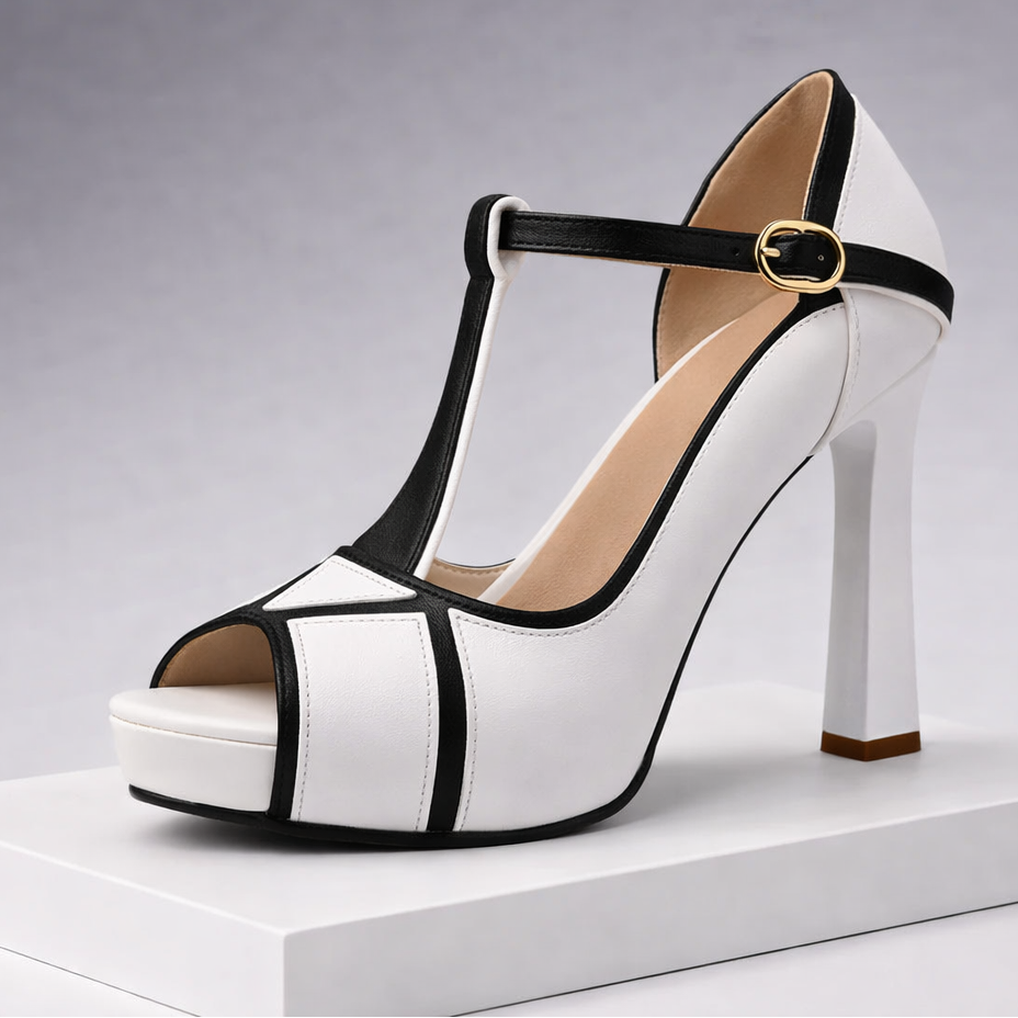 Soho Colorblock Platform Pumps