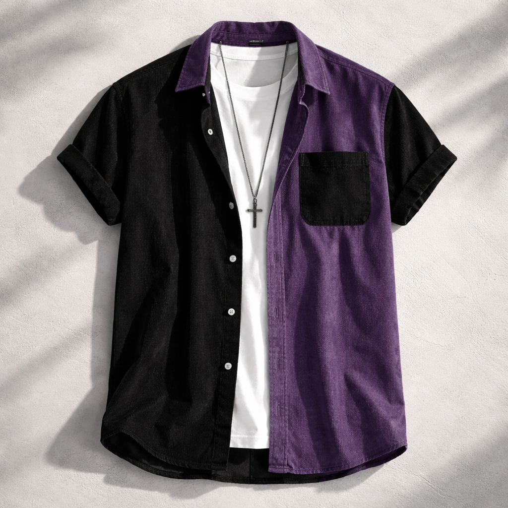 Rye Dual-Tone Corduroy Shirt