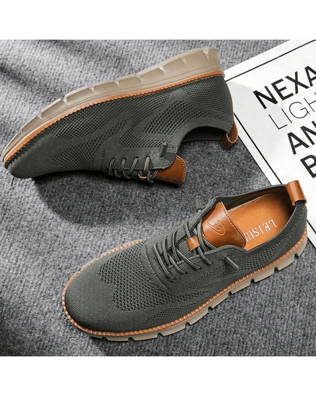 Crown Point Mesh Brogue Sneakers