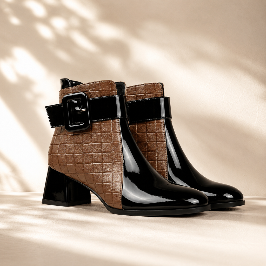 Michigan Leather Ankle Boots