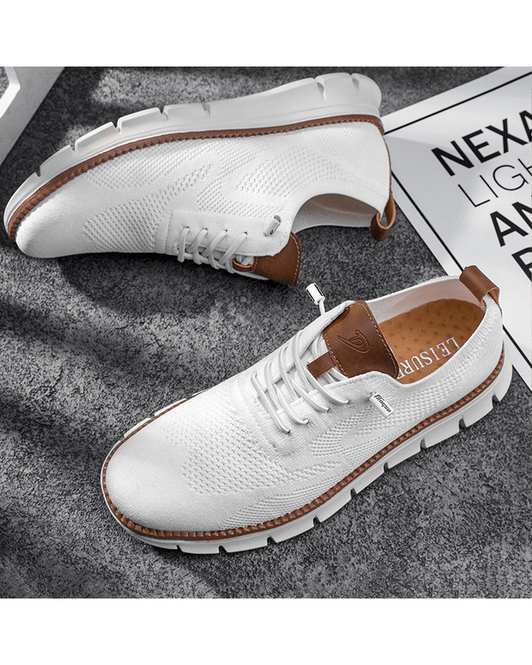 Crown Point Mesh Brogue Sneakers