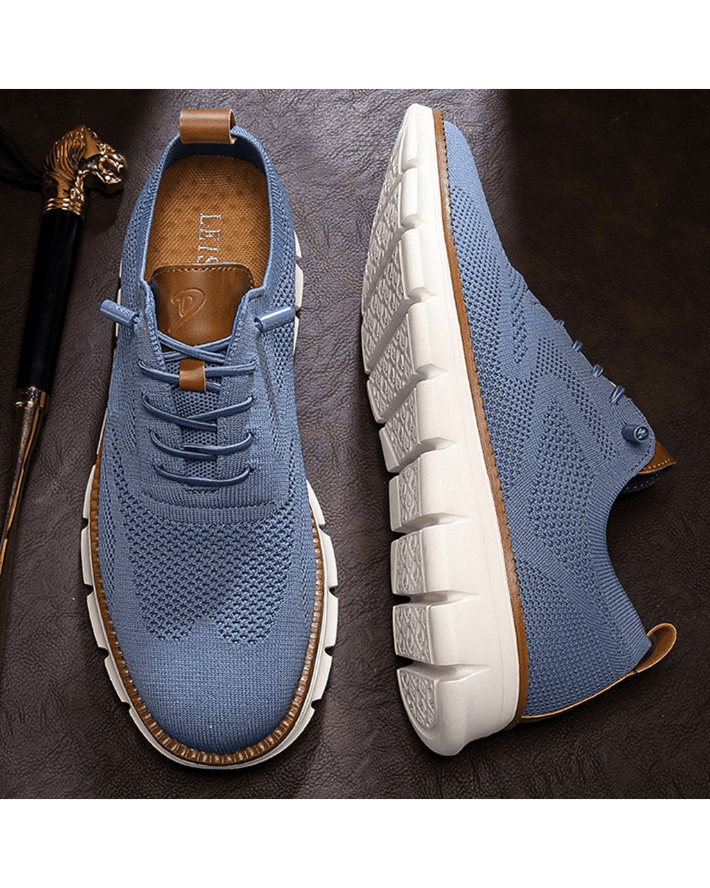 Crown Point Mesh Brogue Sneakers