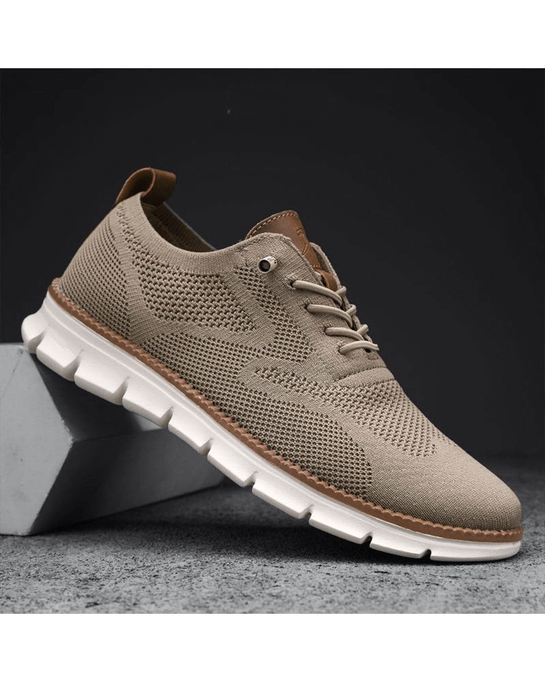 Crown Point Mesh Brogue Sneakers