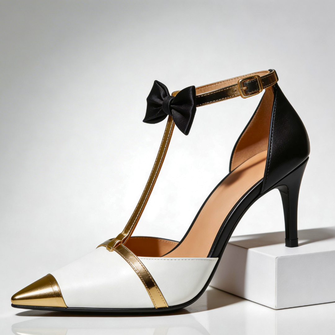 Volta Satin Bow Stiletto Pumps