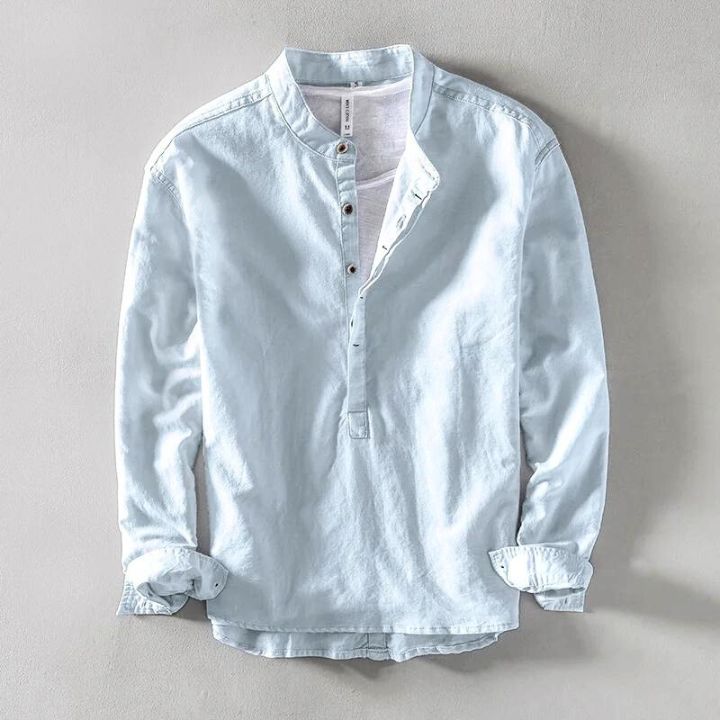 Mercer Band Collar Shirt