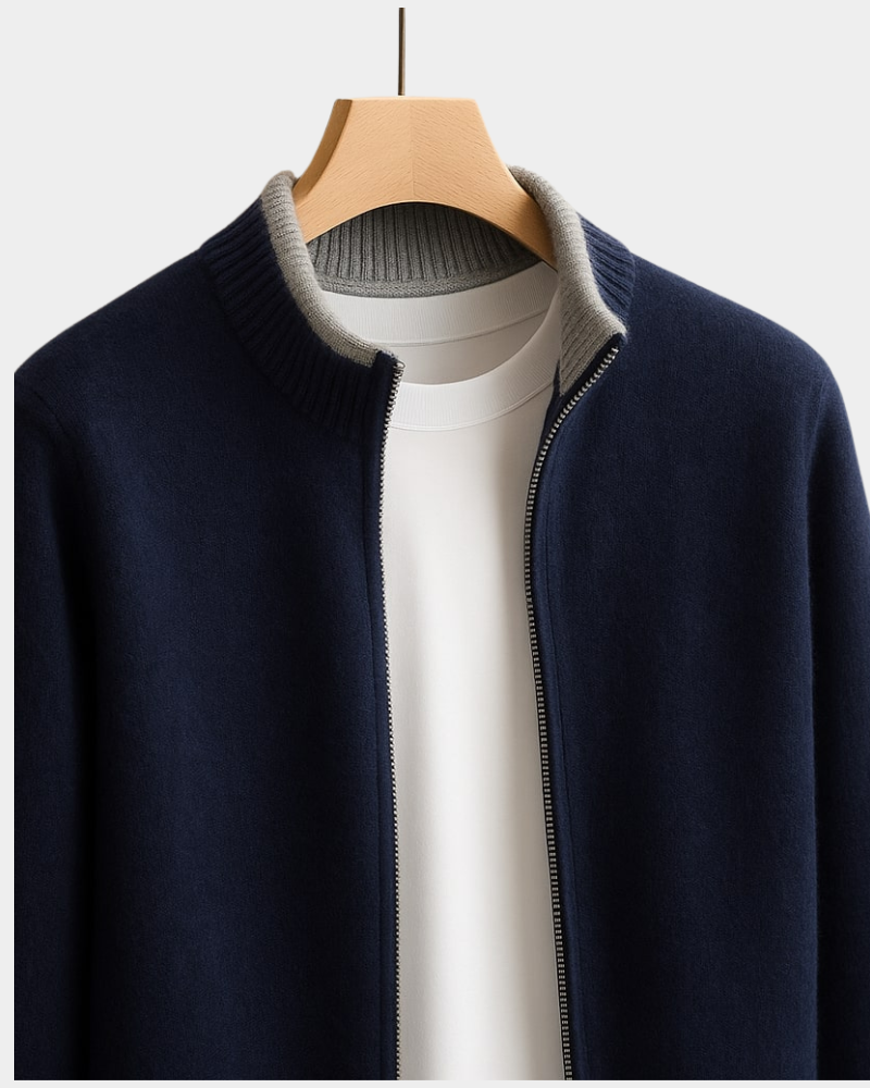 Cabot Zip-Up Cardigan