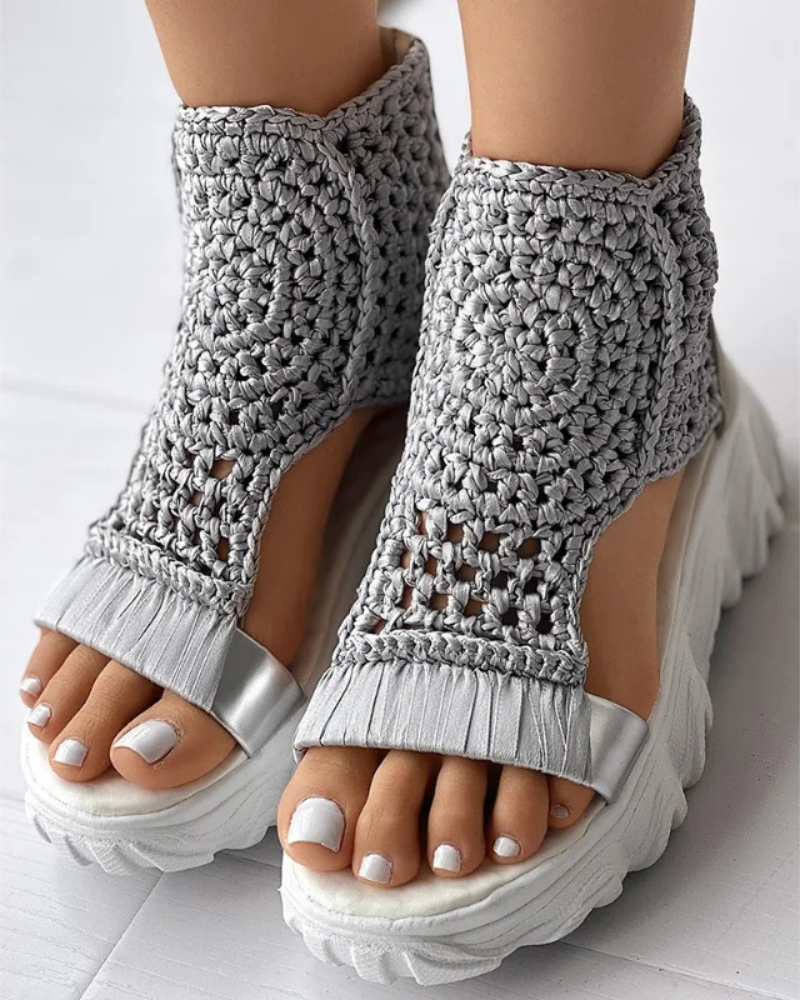 Williamsburg Braided Platform Sandals