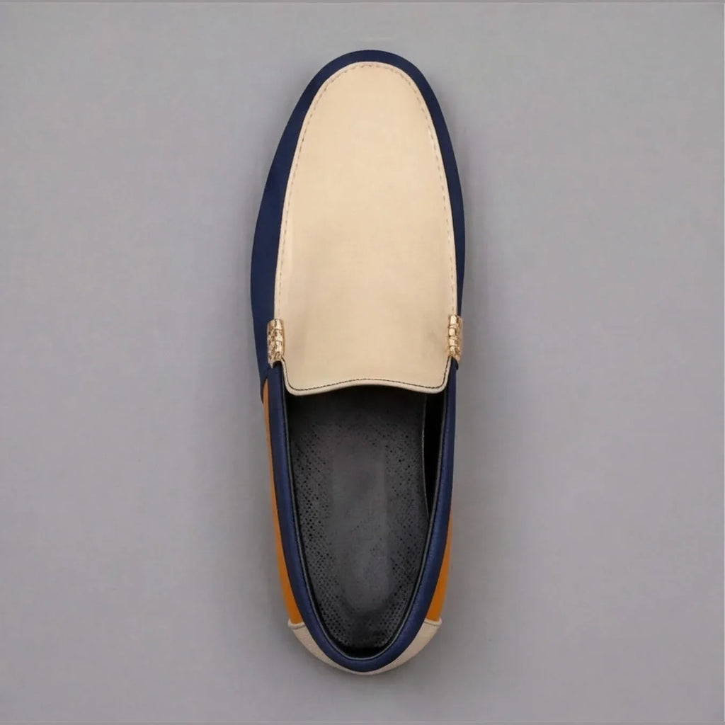Valencia Patchwork Canvas Loafers