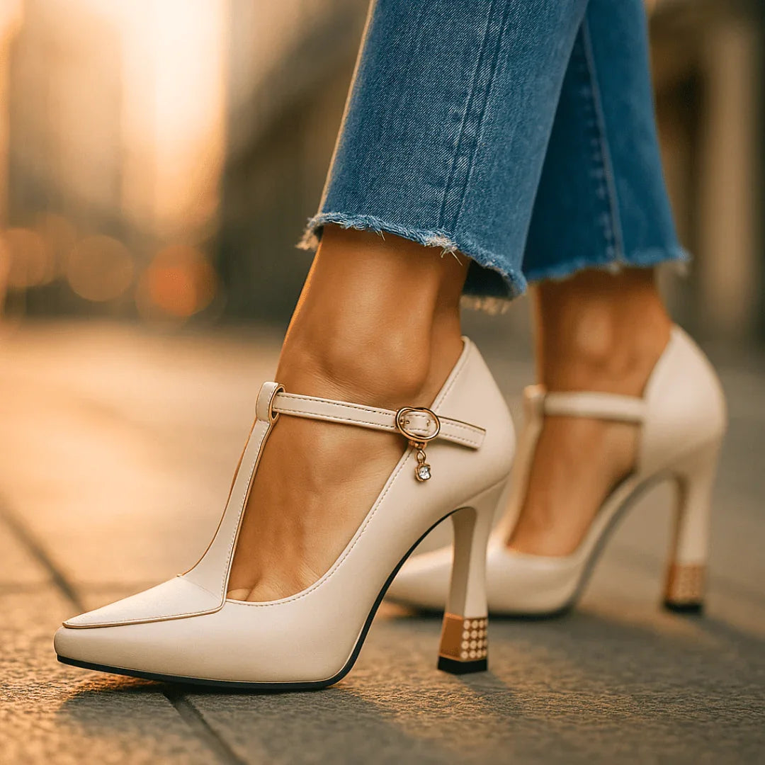Denali Studded Block Heel Pumps