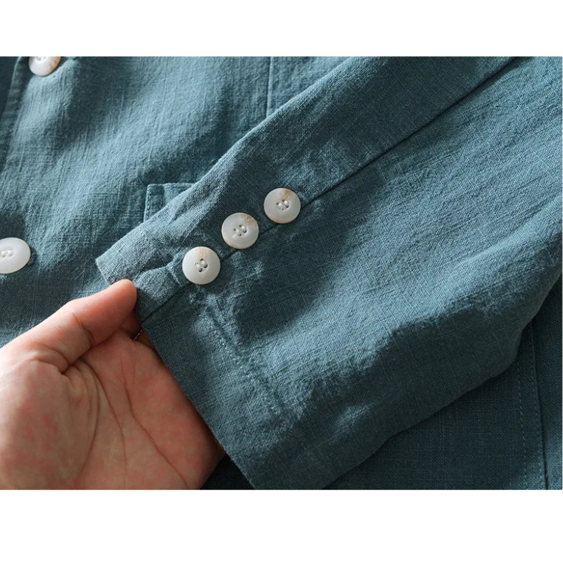 Rockaway Linen-Blend Blazer