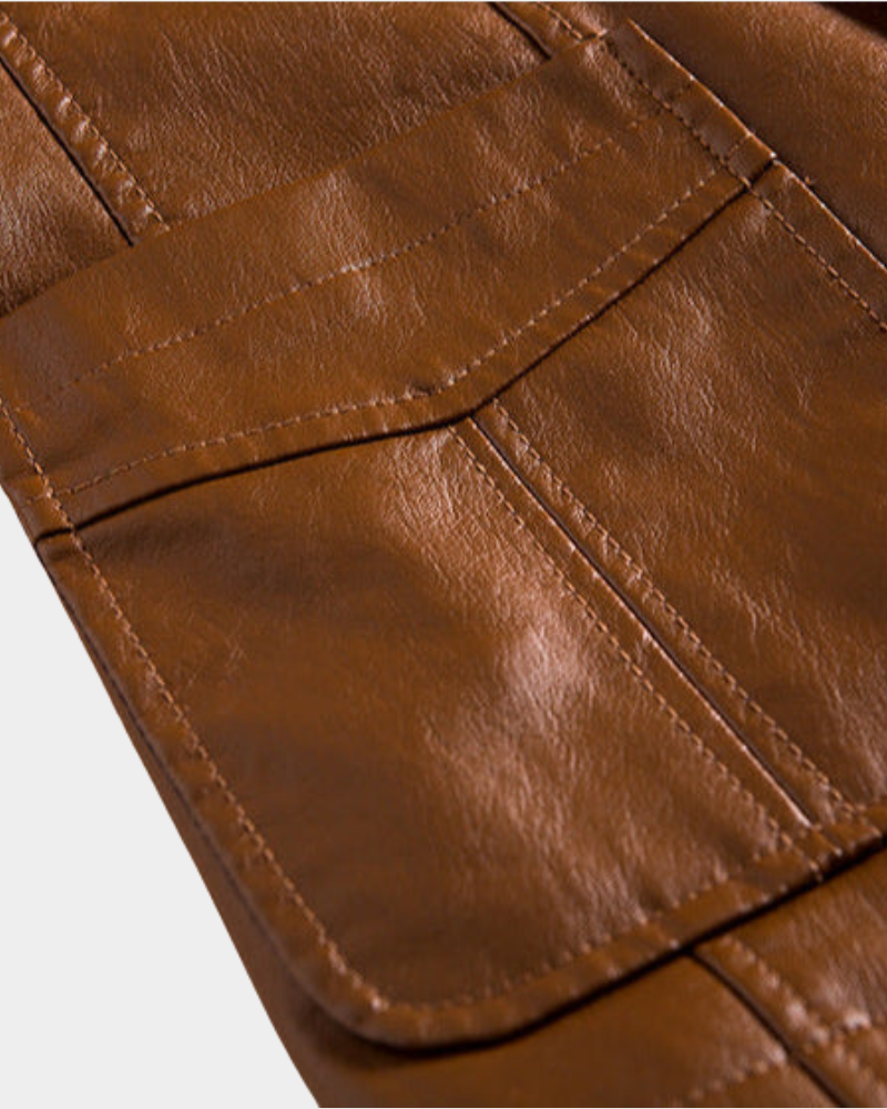Fitz Roy Tailored Leather Blazer Jacket