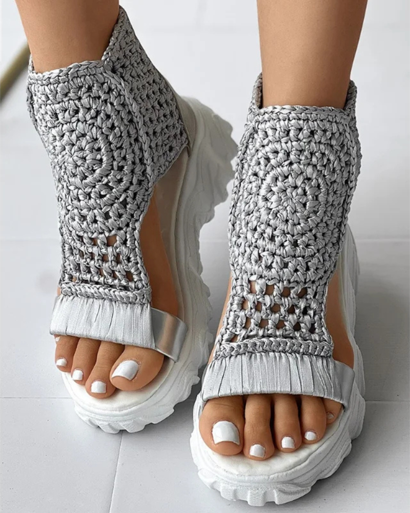 Williamsburg Braided Platform Sandals