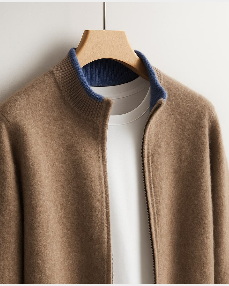 Cabot Zip-Up Cardigan