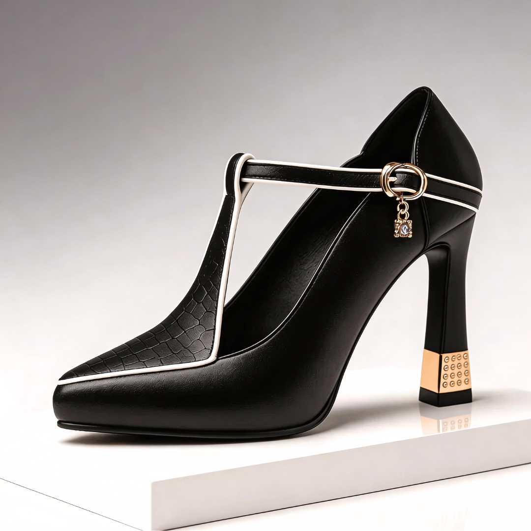 Denali Studded Block Heel Pumps