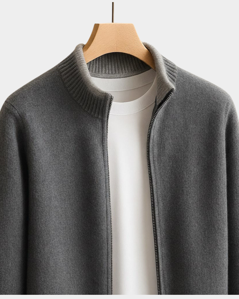 Cabot Zip-Up Cardigan