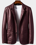 Fitz Roy Tailored Leather Blazer Jacket