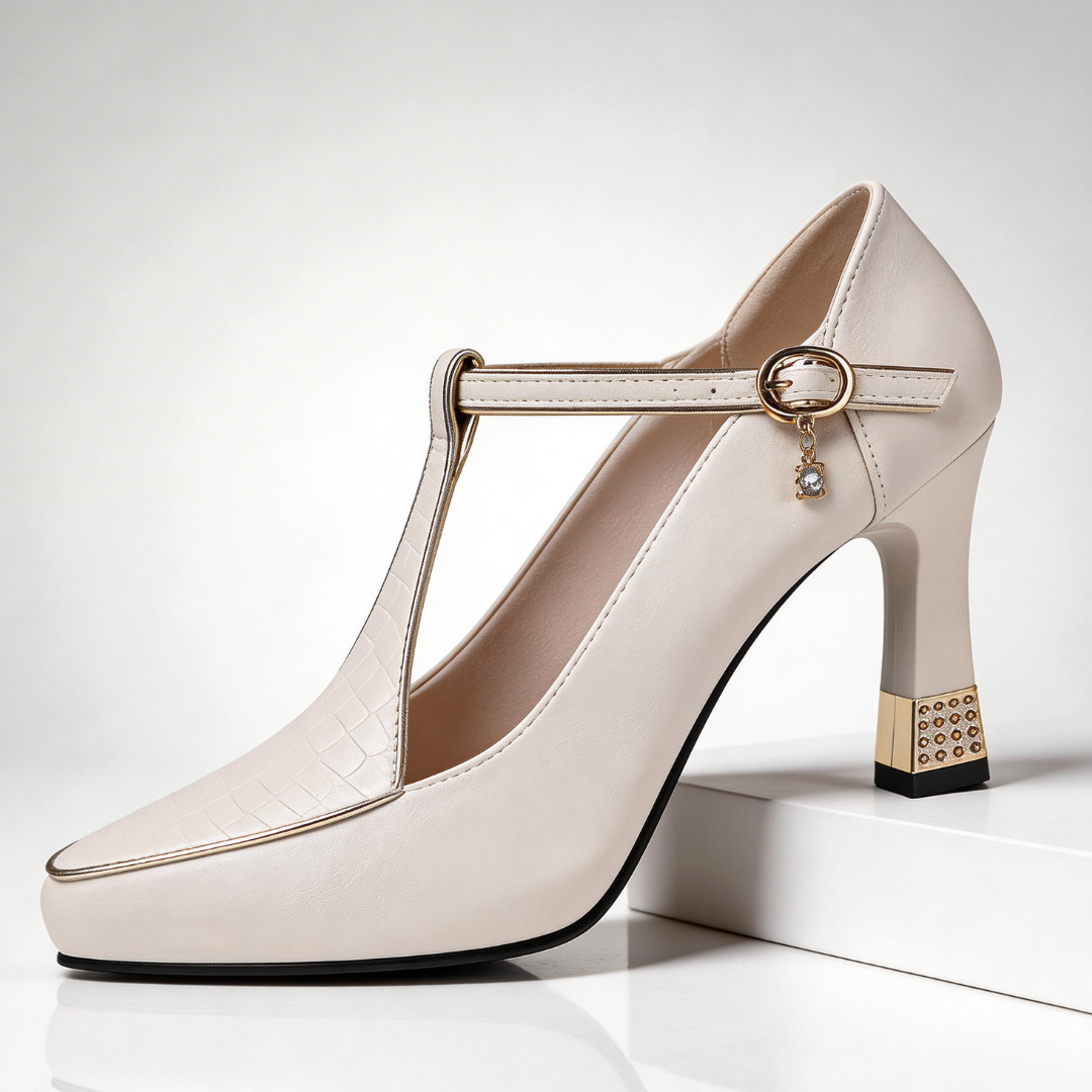 Denali Studded Block Heel Pumps