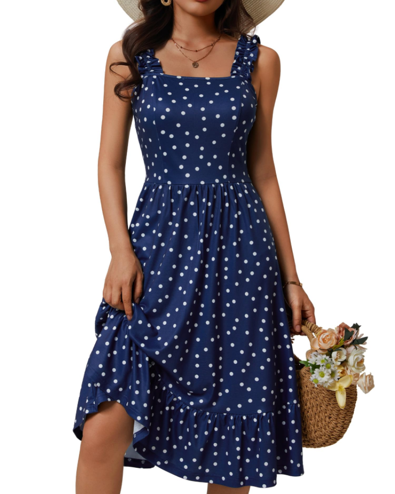 Belladonna Tiered Ruffle Midi Dress