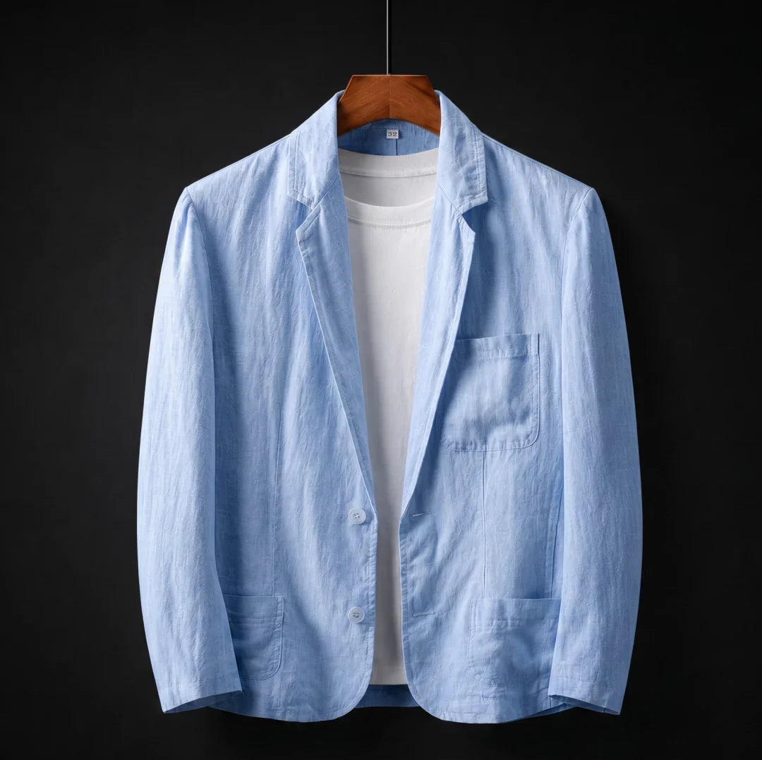 Primrose Hill Soft Cotton-Linen Blazer