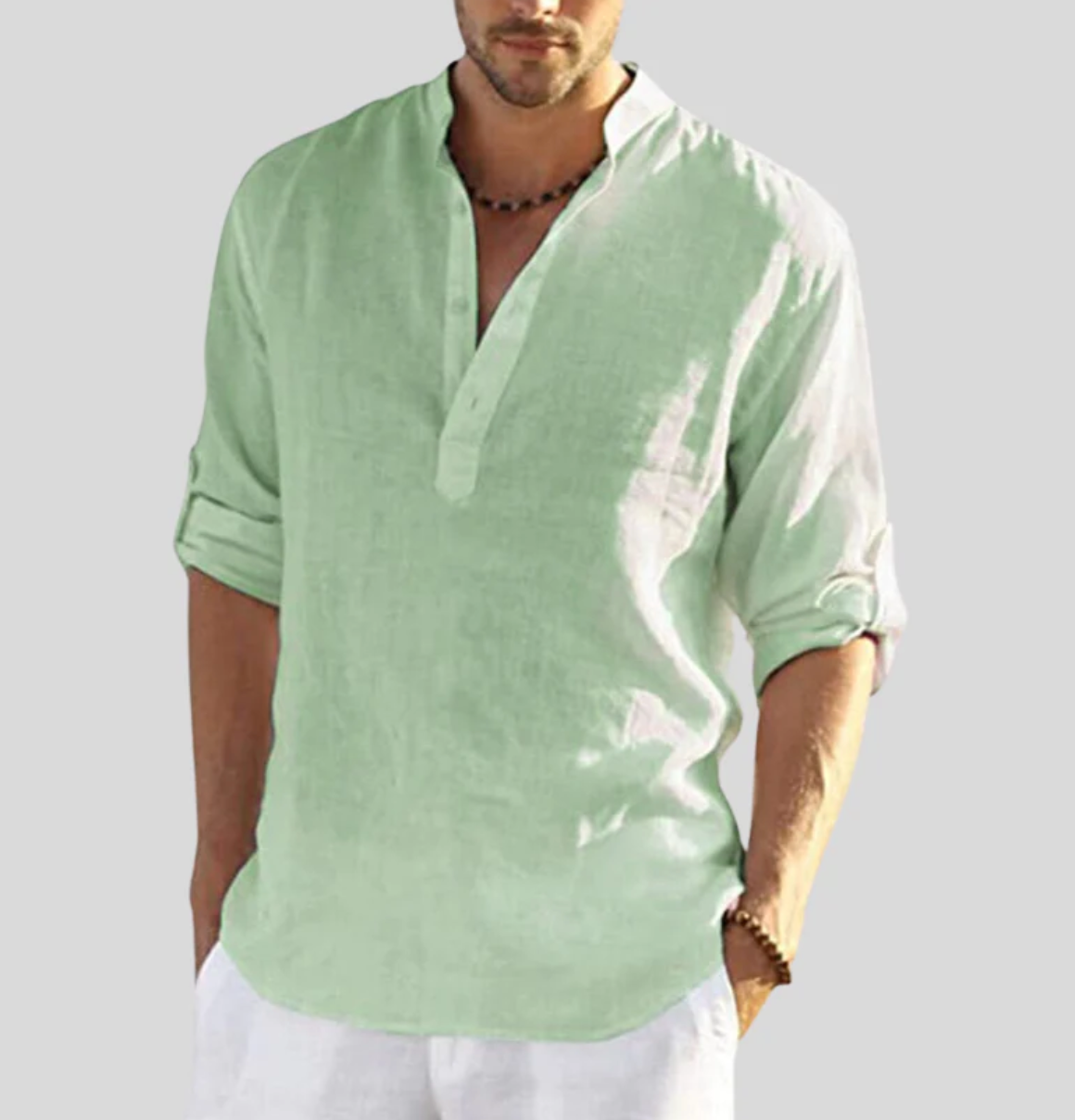 Positano Linen Long Sleeve Shirt