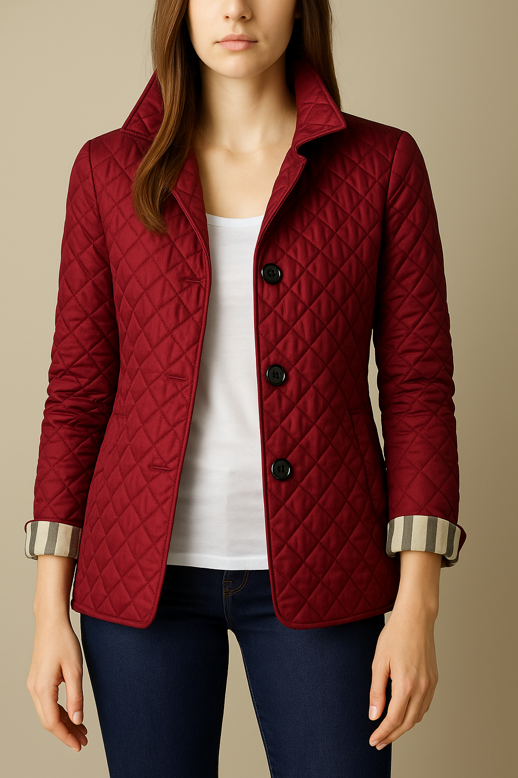 Athabasca Quilted Button-Front Jacket