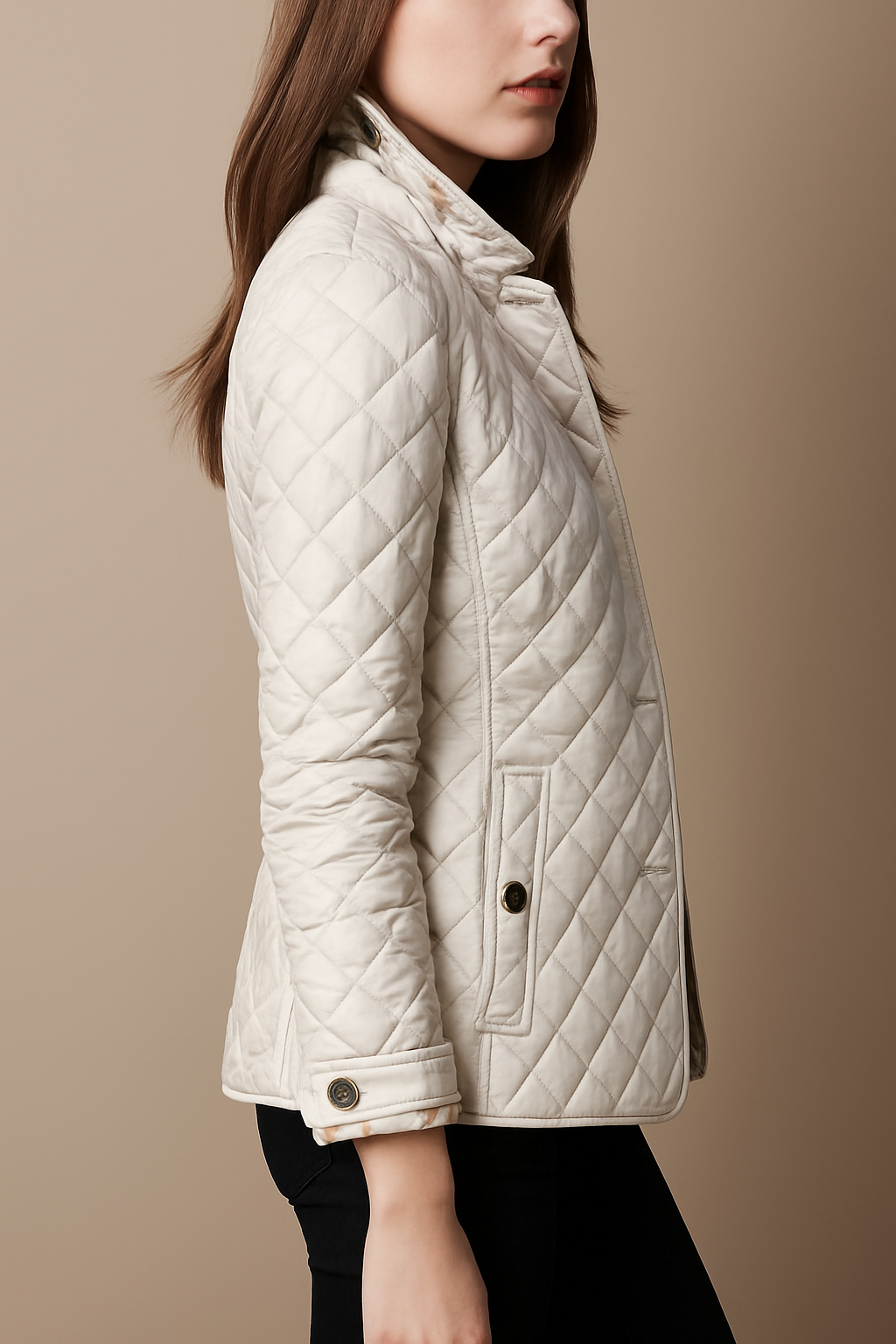 Athabasca Quilted Button-Front Jacket