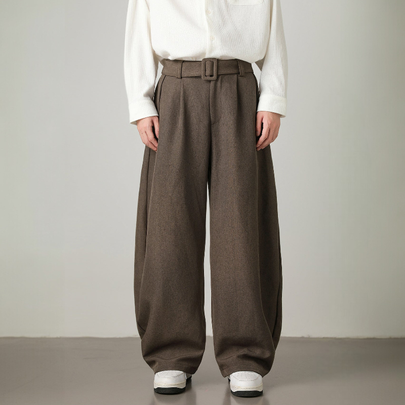 Cannizaro Wide-Leg Belted Trousers