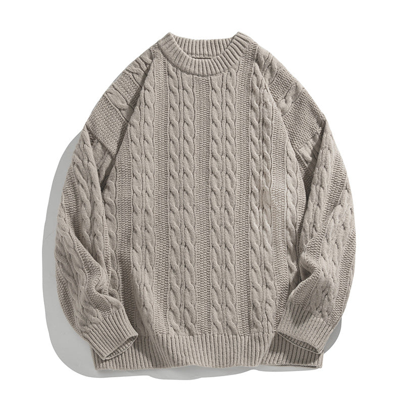 Prague Braided Cable-Knit Sweater