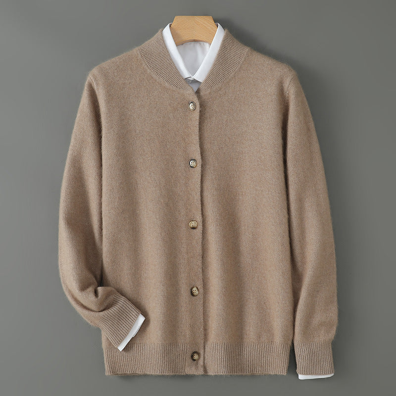 Caumasee Cashmere Button-Front Sweater