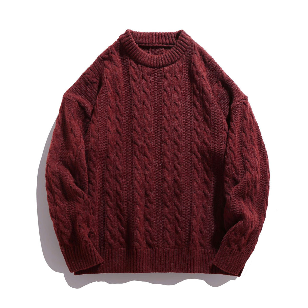Prague Braided Cable-Knit Sweater