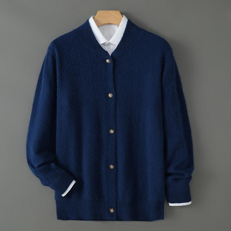Caumasee Cashmere Button-Front Sweater